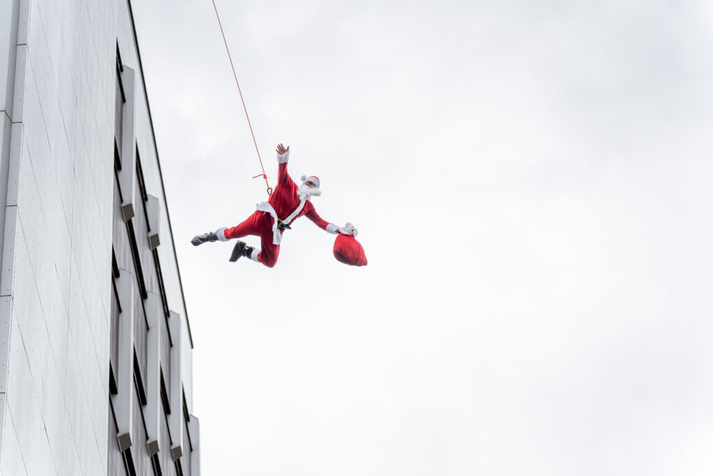 Flying Weihnachtsmann